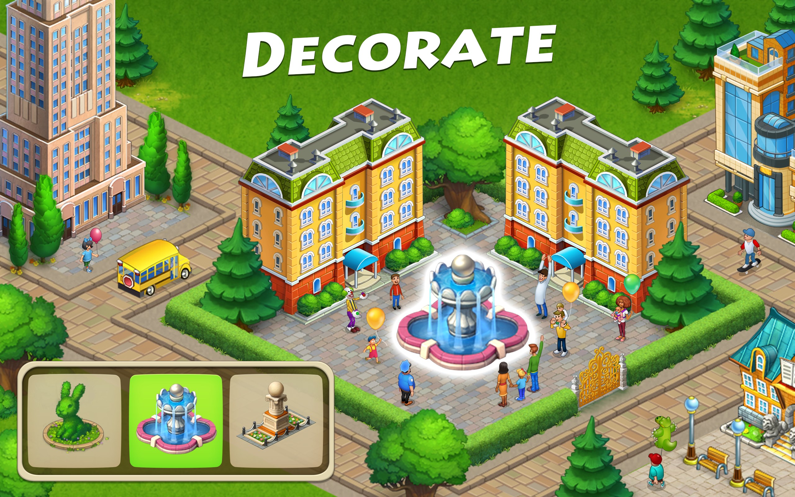 township game community buildings