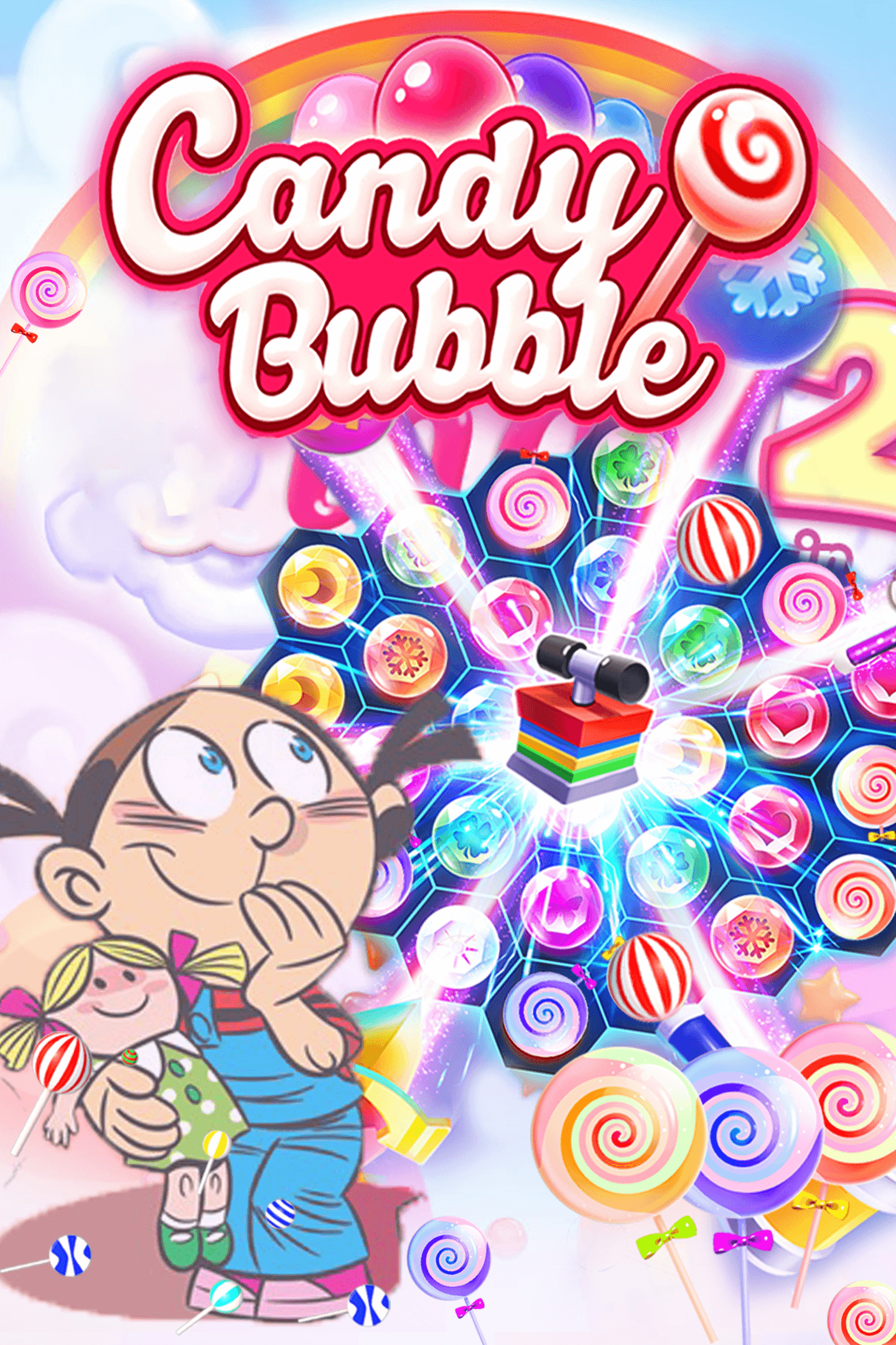 candy bubble shooter 2