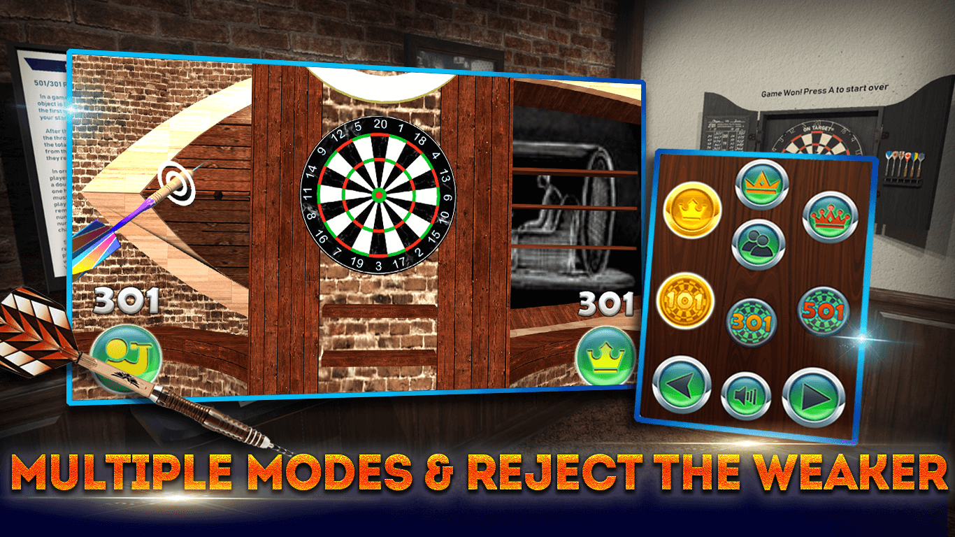 3D Darts: Crazy Darts Player - MIRACLE GAMES Store