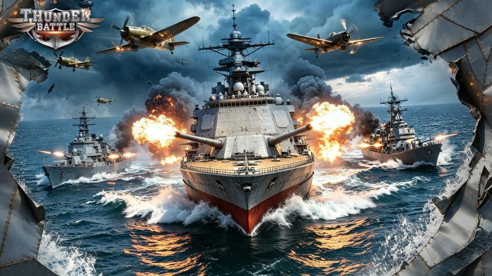 Thunder Battle: World Famous Warship Competitive Game