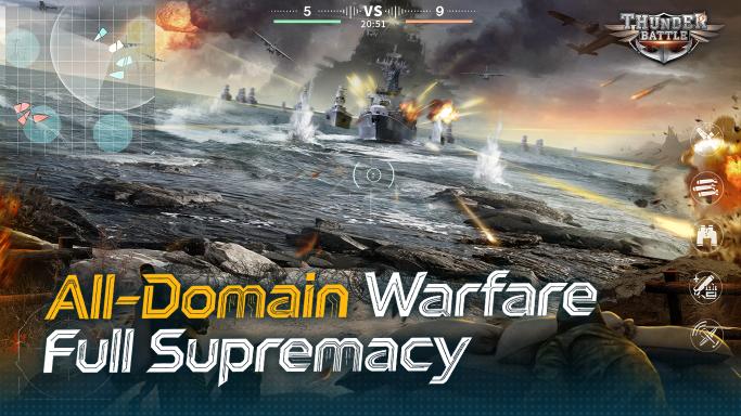 Thunder Battle: World Famous Warship Competitive Game