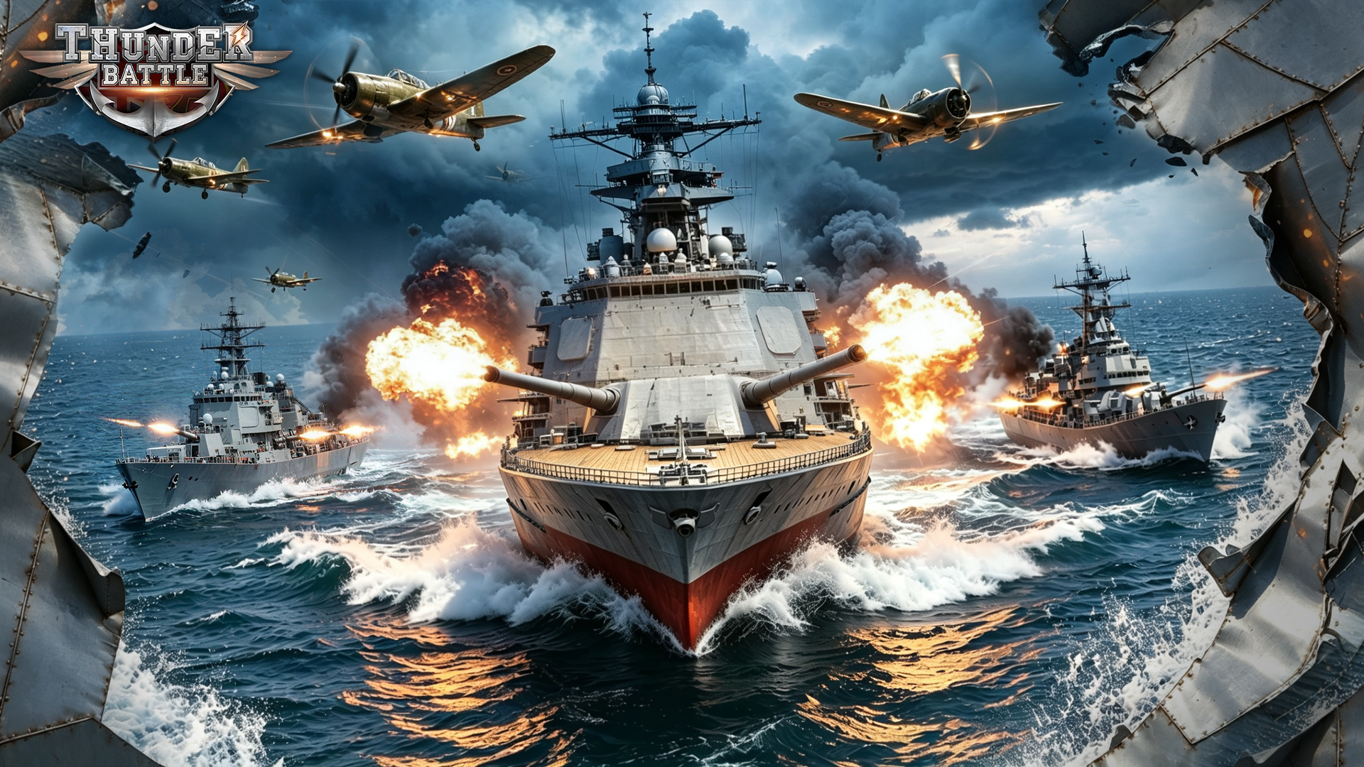 Thunder Battle: World Famous Warship Competitive Game